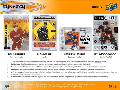 2023/24 Upper Deck Synergy Hockey Hobby Box | Columbia Sports Cards