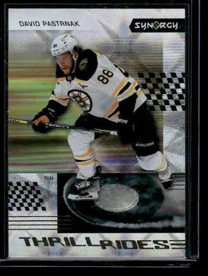 2023-24 Upper Deck Synergy #TR-4 David Pastrnak Thrill Rides - Hockey Card Single