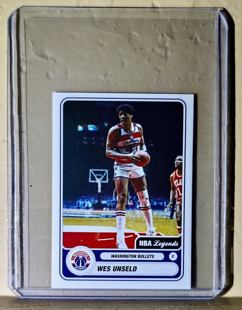 2023-24 Wes Unseld Panini NBA Basketball #498 Sticker NBA Legends - Basketball Card Single
