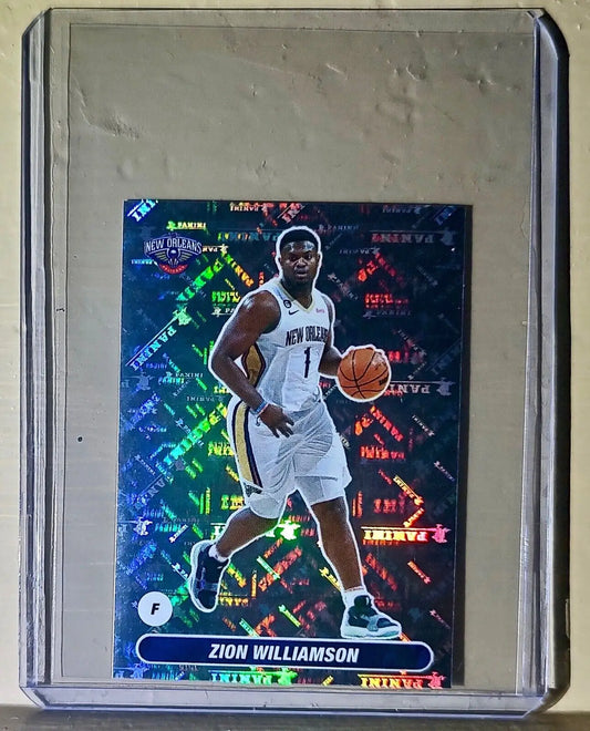 2023-24 Zion Williamson Panini NBA Basketball #398 Sticker New Orleans Pelicans - Basketball Card Single