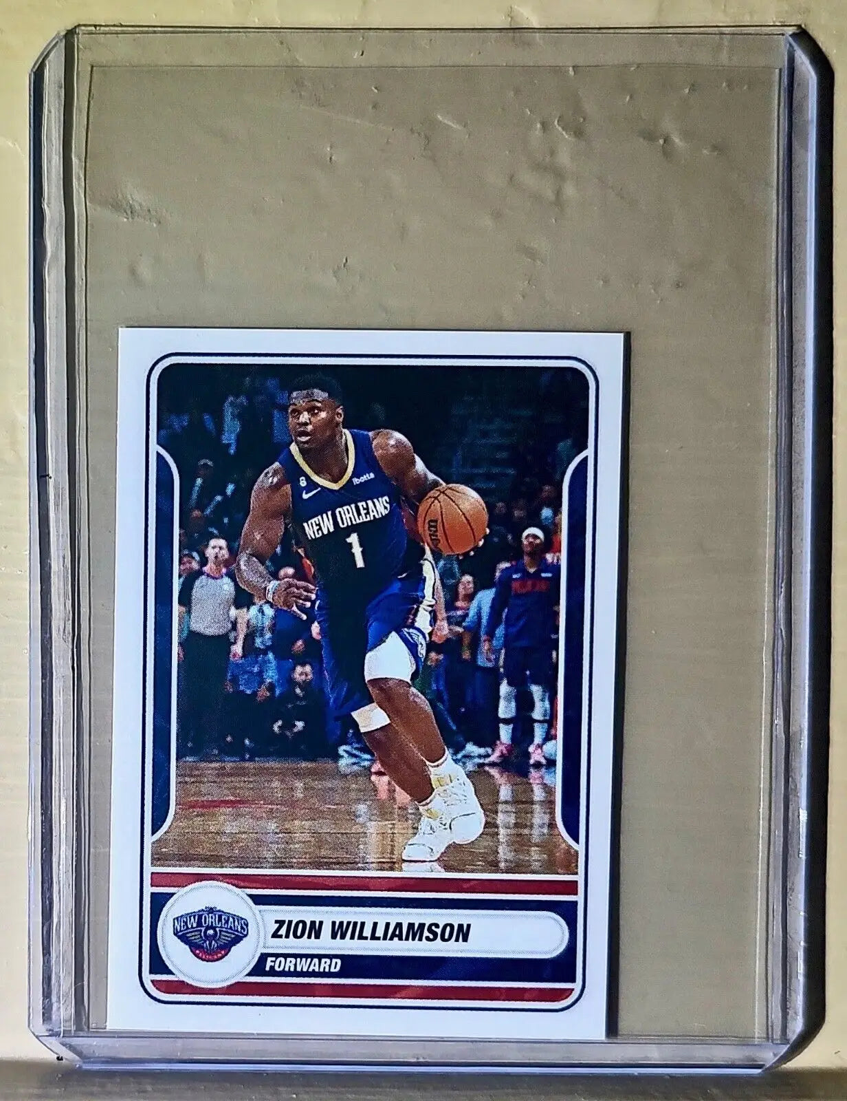 2023-24 Zion Williamson Panini NBA Basketball #402 Sticker New Orleans Pelicans - Basketball Card Single