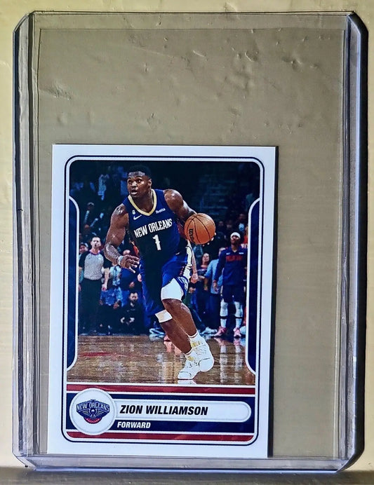 2023-24 Zion Williamson Panini NBA Basketball #402 Sticker New Orleans Pelicans - Basketball Card Single