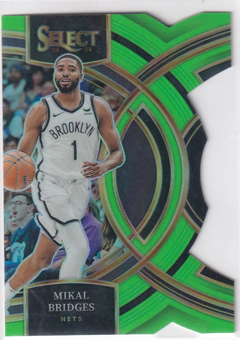2023-25 SELECT #167 MIKAL BRIDGES DIE CUT 47/75- BROOKLYN NETS