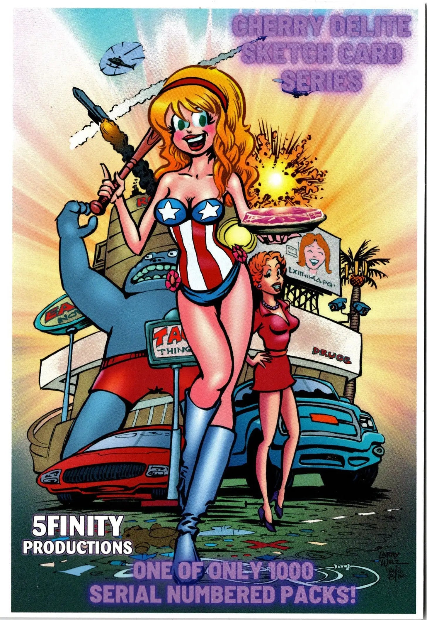2023 5finity Cherry Delite Factory Sealed Sketch Card Pack - Non-Sports Card Box