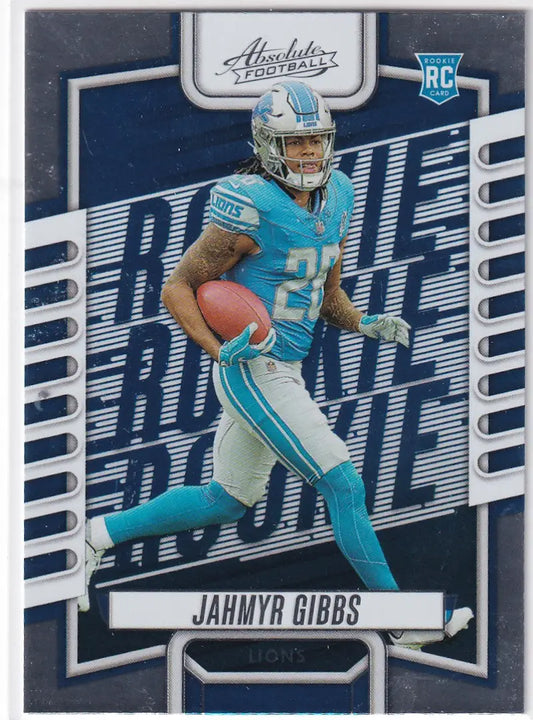 2023 ABSOLUTE #108 JAHMYR GIBBS ROOKIE- DETROIT LIONS - Football Card Single