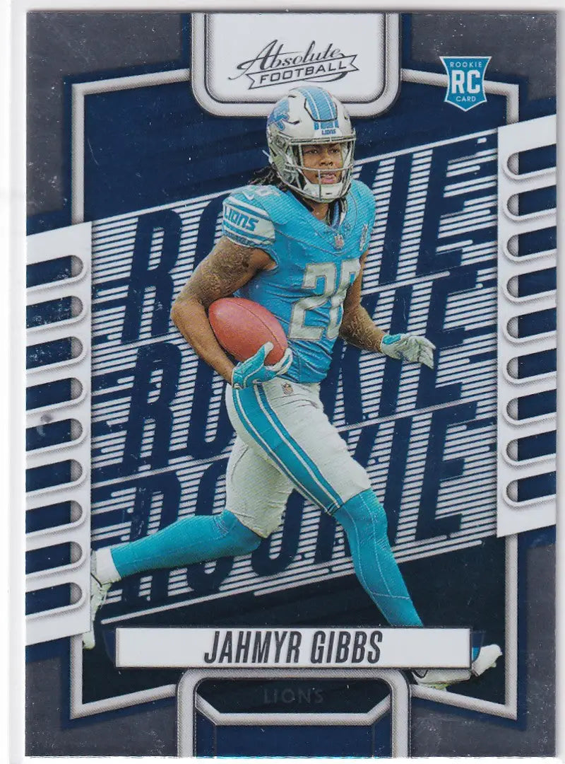 2023 ABSOLUTE #108 JAHMYR GIBBS ROOKIE- DETROIT LIONS