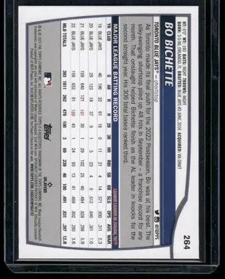 2023 Big League Bo Bichette #264 Blue Foil Baseball - Baseball Card Single