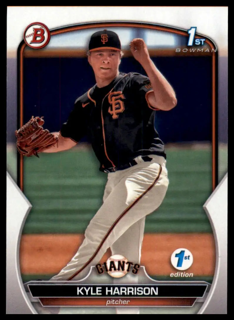 2023 Bowman 1st Edition Complete Your Set You Pick Choose Baseball Near Mint - BPPF-93 Kyle Harrison - Baseball Card