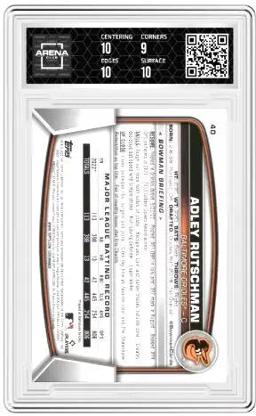 2023 Bowman Adley Rutschman #40 Baseball Arena Club 9.5