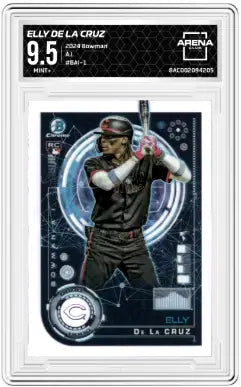 2023 Bowman AI Elly De La Cruz #BAI-1 RC Baseball Arena Club 9.5 - Baseball Card Single