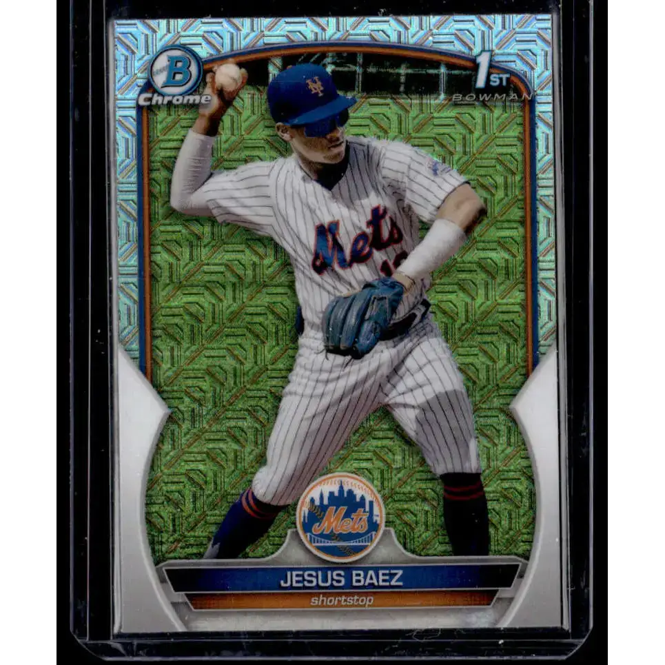 2023 Bowman #BCP-12 Jesus Baez Chrome Prospects Mojo Refractors NM-MT - Baseball Card Single
