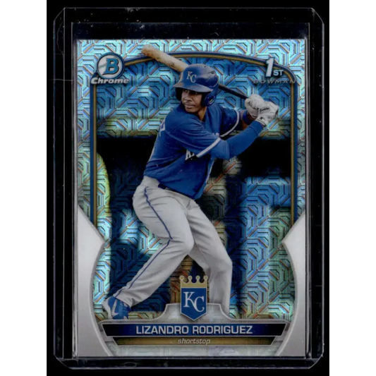 2023 Bowman #BCP-47 Lizandro Rodriguez Chrome Prospects Mojo Refractors NM-MT - Baseball Card Single