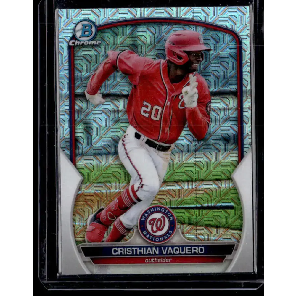 2023 Bowman #BCP-54 Cristhian Vaquero Chrome Prospects Mojo Refractors NM-MT - Baseball Card Single