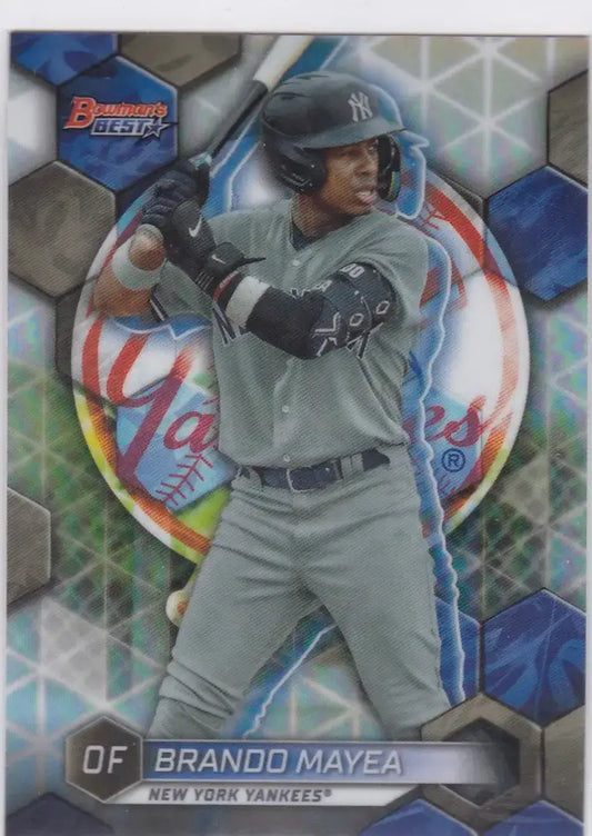 2023 Bowman Best #TP-16 Brando Mayea Refractor New York Yankees - Baseball Card Single