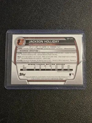 2023 Bowman #BP-20 Jackson Holliday Prospects - Baseball Card Single