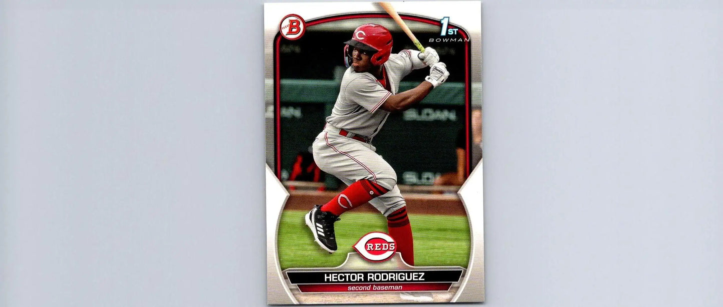 Baseball card of Hector Rodriguez from 2023 Bowman #BP-95 Hector Rodriguez Prospects