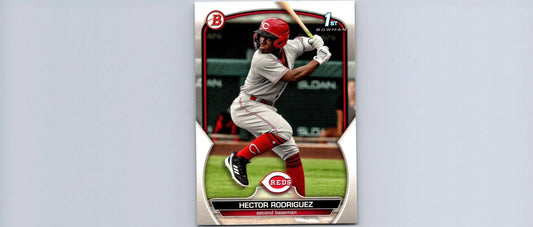 Baseball card of Hector Rodriguez from 2023 Bowman #BP-95 Hector Rodriguez Prospects