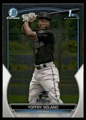 2023 Bowman Chrome 1st Yoffry Solano #BCP-72 Baseball - Baseball Card Single
