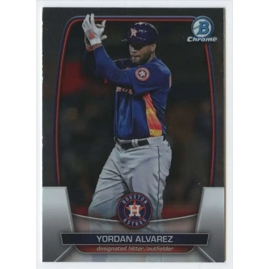 2023 Bowman Chrome #25 Yordan Alvarez NM-MT Houston Astros Baseball Card - Baseball Card Single