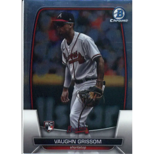 2023 Bowman Chrome #37 Vaughn Grissom NM-MT RC Rookie Atlanta Braves Baseball Card - Baseball Card Single
