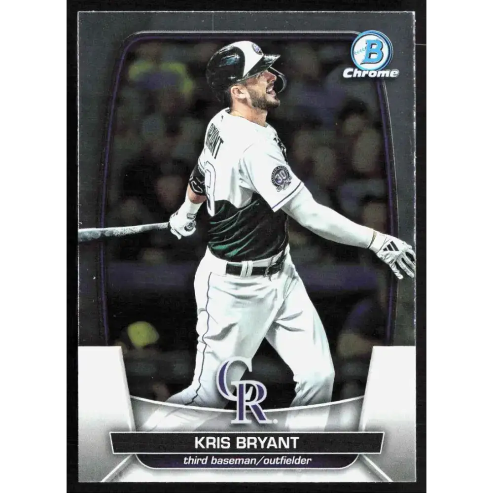 2023 Bowman Chrome #45 Kris Bryant NM-MT Colorado Rockies Baseball Card - Baseball Card Single