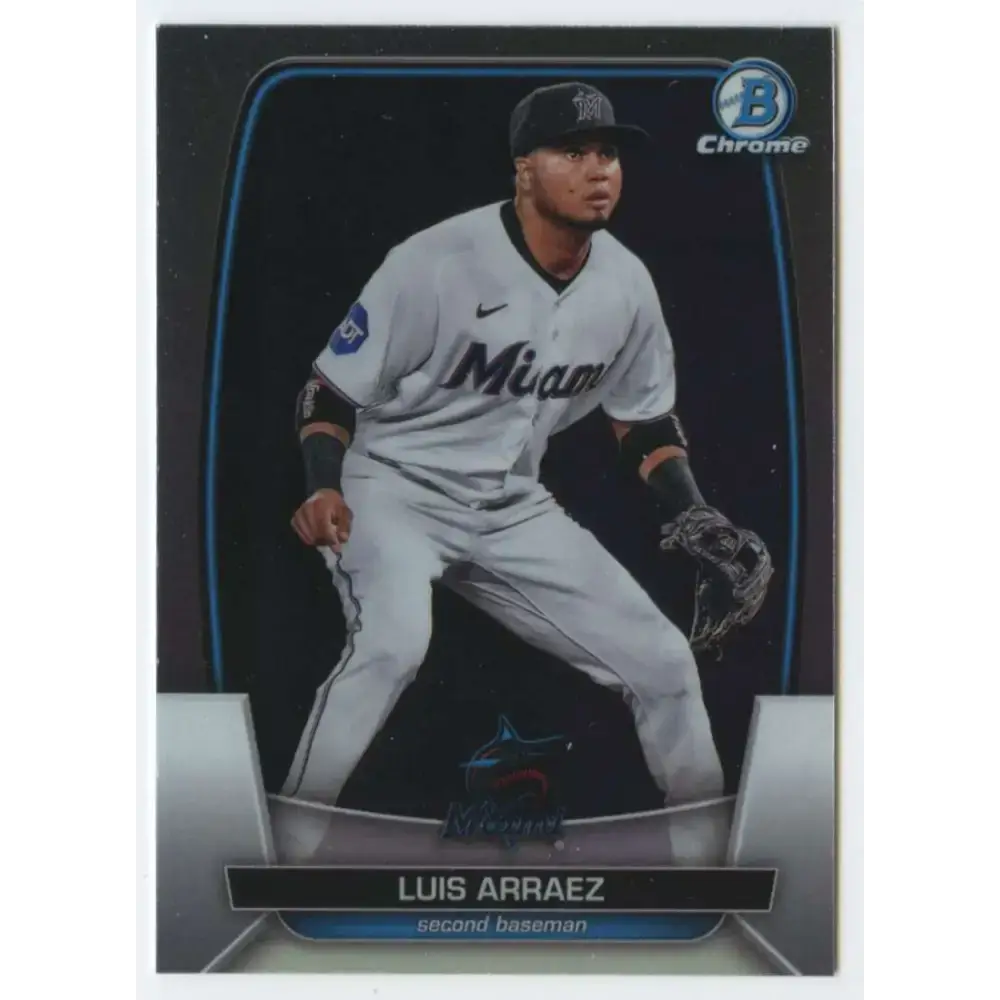 2023 Bowman Chrome #87 Luis Arraez NM-MT Miami Marlins Baseball Card - Baseball Card Single