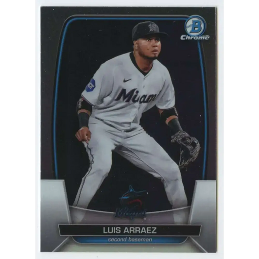 2023 Bowman Chrome #87 Luis Arraez NM-MT Miami Marlins Baseball Card - Baseball Card Single