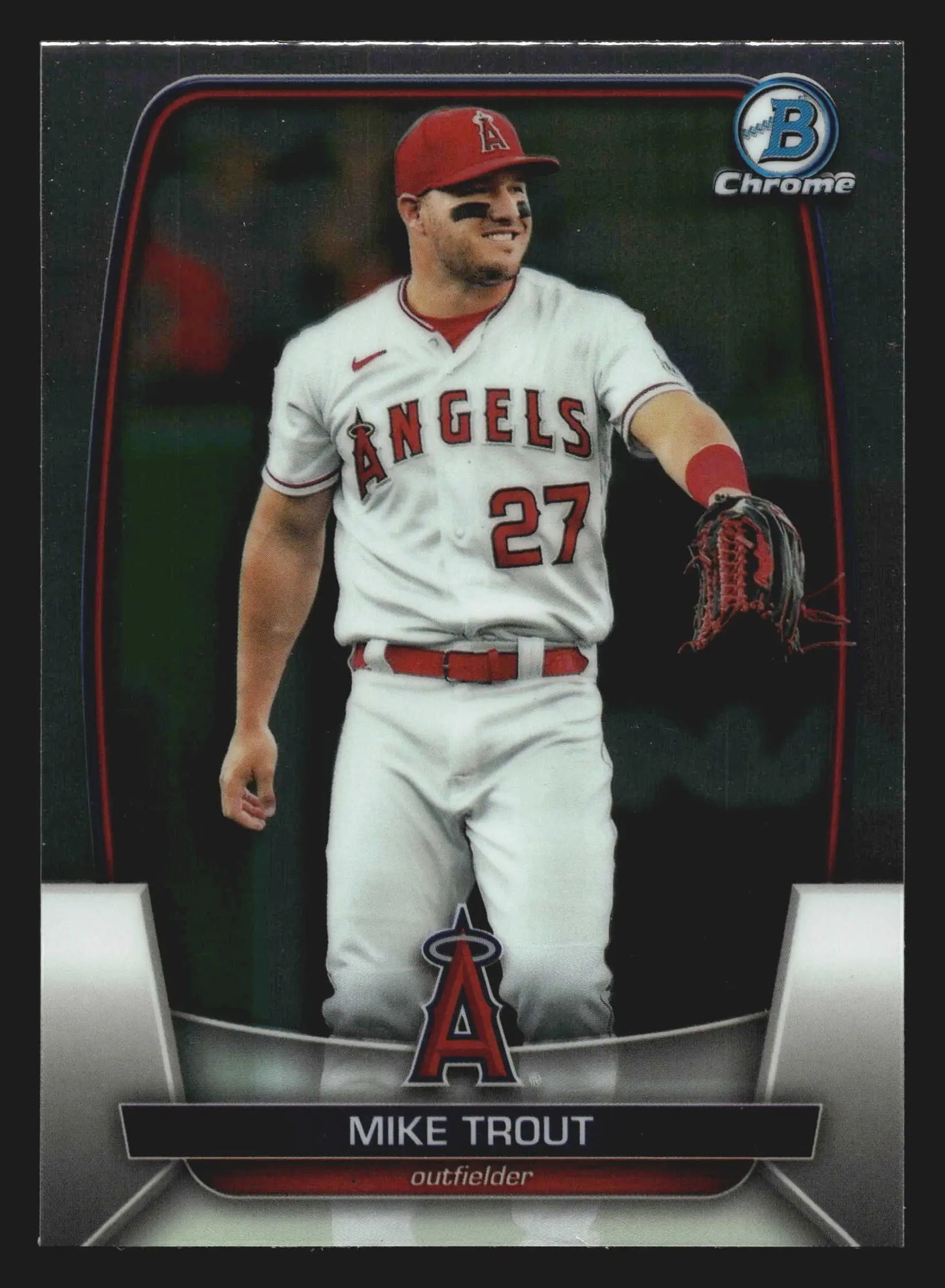 2023 Bowman Chrome #89 Mike Trout Los Angeles Angels