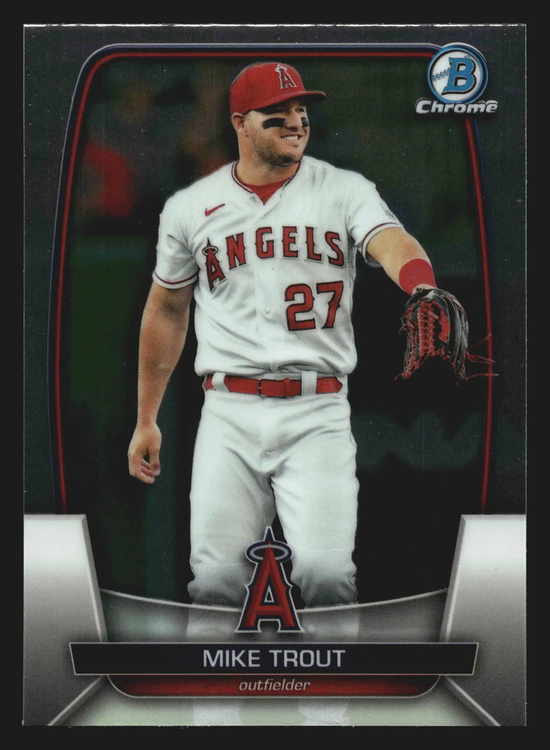 2023 Bowman Chrome #89 Mike Trout Los Angeles Angels