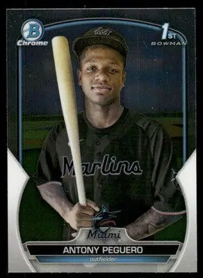 2023 Bowman Chrome Antony Peguero #BCP-62 1st Baseball - Baseball Card Single