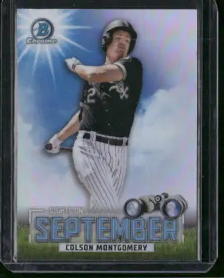2023 Bowman Chrome Colson Montgomery #SOS-6 Sights on September Baseball - Baseball Card Single