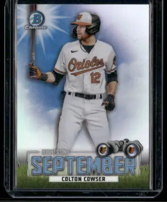 2023 Bowman Chrome Colton Cowser #SOS-3 Sights on September Baseball - Baseball Card Single