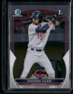 2023 Bowman Chrome Edouard Julien #BP-82 1st Bowman Baseball - Baseball Card Single
