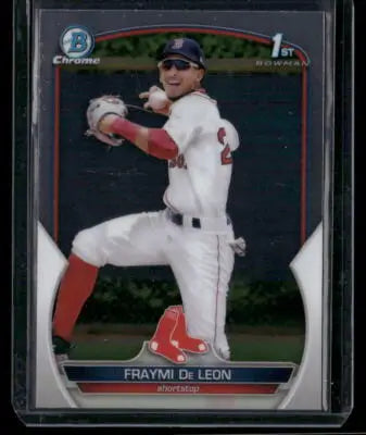 2023 Bowman Chrome Fraymi De Leon #BCP-97 1st Bowman Baseball - Baseball Card Single