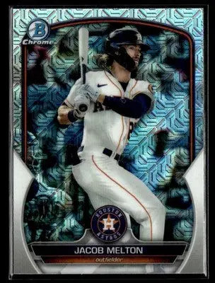 2023 Bowman Chrome Jacob Melton #BCP-196 Prospects Mojo Refractor Houston Astros