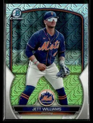 2023 Bowman Chrome Jett Williams #BCP-216 Prospects Mojo Refractor New York Mets