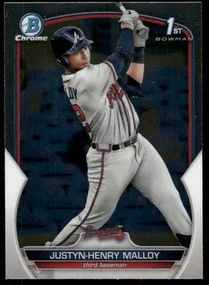 2023 Bowman Chrome Justyn-Henry Malloy #BCP-51 1st Bowman Baseball - Baseball Card Single