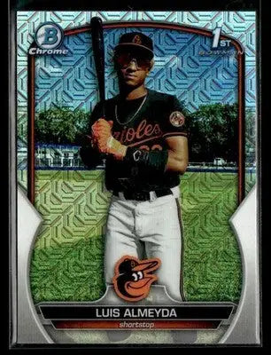 2023 Bowman Chrome Luis Almeyda #BCP-194 Prospects Mojo Refractor Orioles