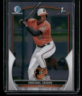 2023 Bowman Chrome Mishael Deson #BCP-7 1st Bowman Baseball - Baseball Card Single