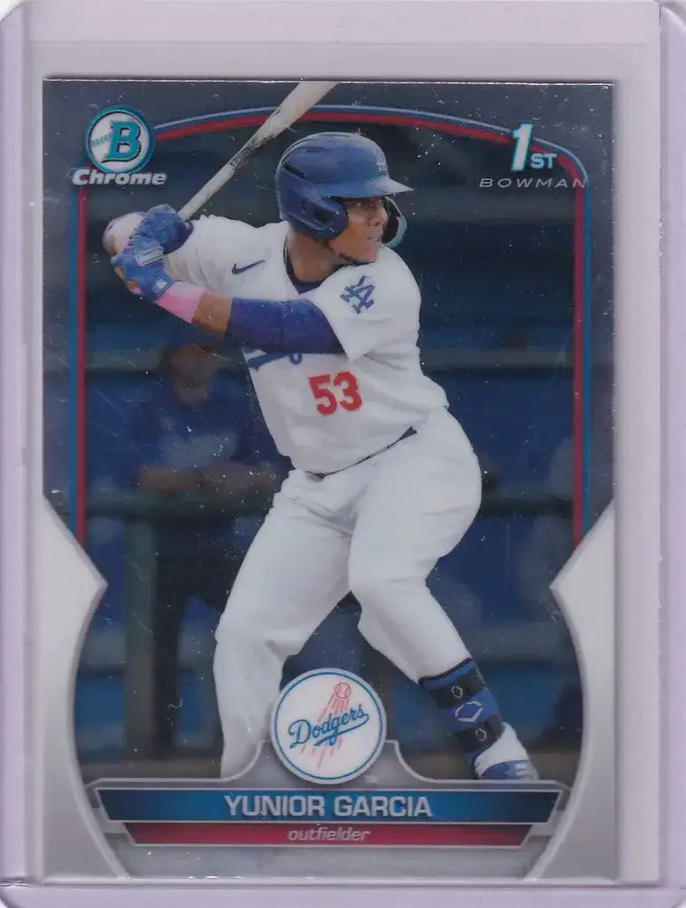 2023 Bowman Chrome #NCP142 Yunior Garcia Los Angeles Dodgers