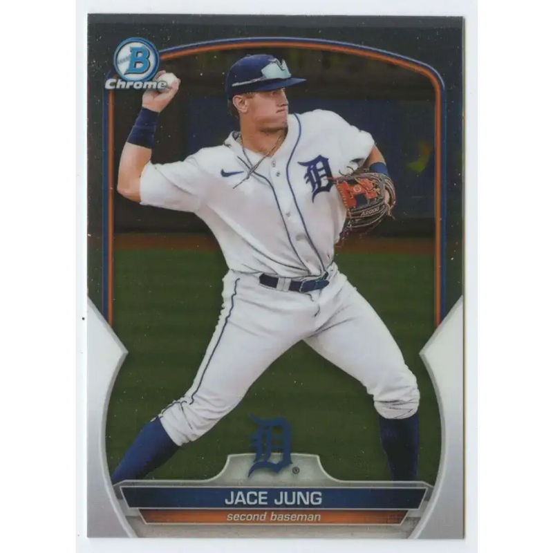 2023 Bowman Chrome Prospects #BCP-53 Jace Jung NM-MT Detroit Tigers Baseball Card - Baseball Card Single