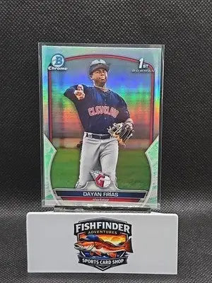 2023 Bowman - Chrome Prospects Dayan Frias #BCP-26 Lunar Glow Refractor (RC) - Baseball Card Single