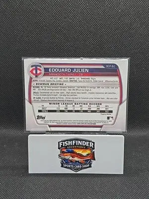 2023 Bowman - Chrome Prospects Edouard Julien #BCP-82 Fuchsia Refractor /199... - Baseball Card Single