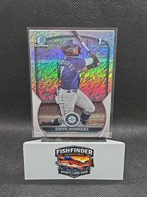 2023 Bowman Chrome - Prospects Edryn Rodriguez #BCP-185 Shimmer Refractor (RC)