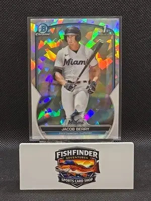 2023 Bowman - Chrome Prospects Jacob Berry #BCP-108 Atomic Refractor (RC) - Baseball Card Single