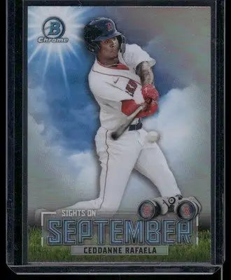 2023 Bowman Chrome Sights on September Ceddanne Rafaela #SOS-4 Baseball - Baseball Card Single
