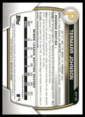 2023 Bowman Chrome Termarr Johnson #BCP-88 Mojo Baseball - Baseball Card Single