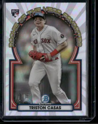 2023 Bowman Chrome Triston Casas #ROYF-14 RC Baseball - Baseball Card Single