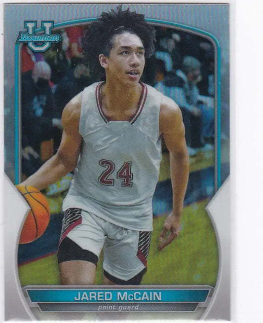 2023 Bowman Chrome University #27 Jared McCain Refractor - Baseball Card Single