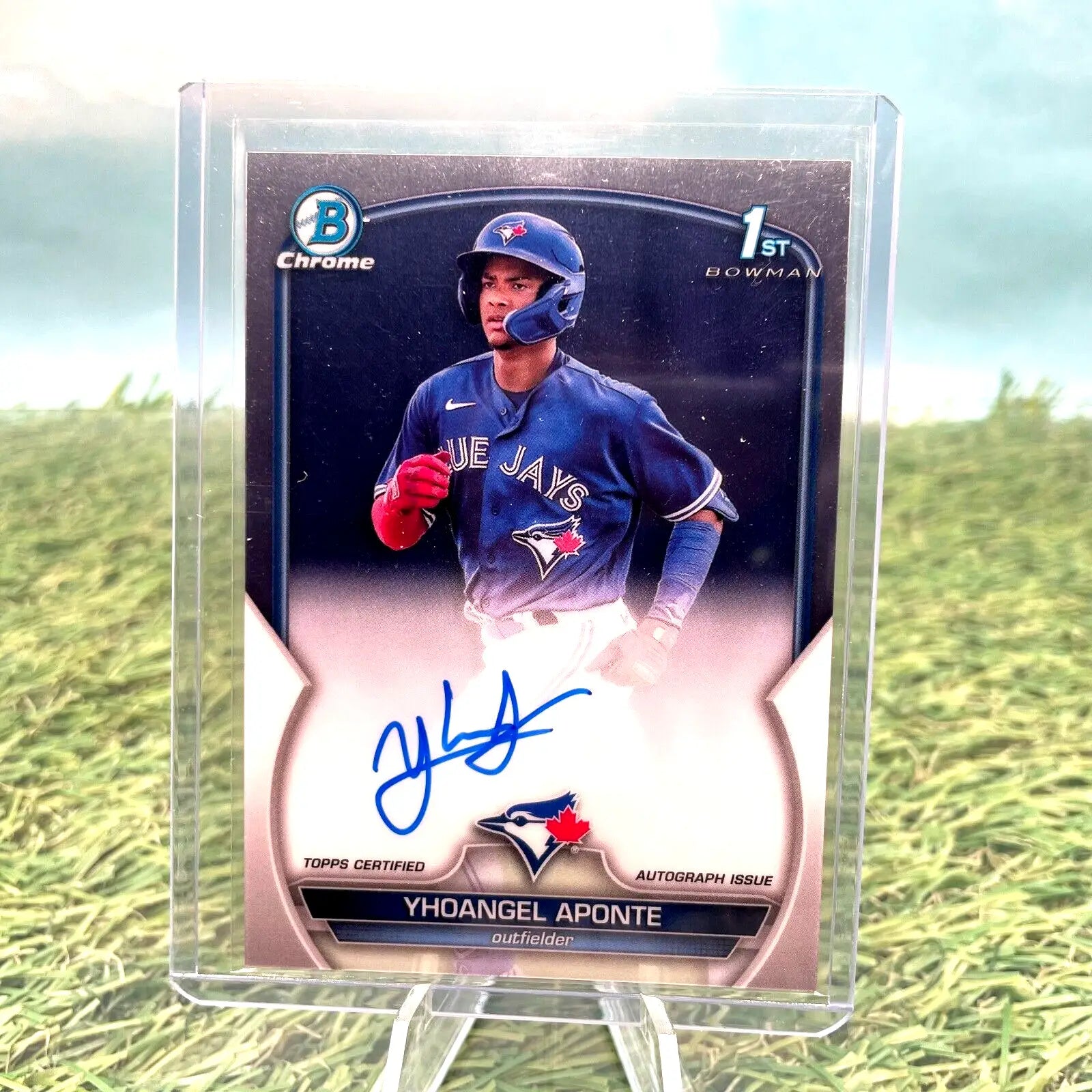2023 Bowman Chrome- Yhoangel Aponte -1st Bowman Auto- #CPA-YA - Baseball Card Single